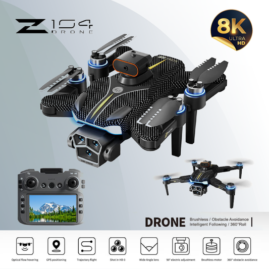 Xiaomi Z104 Drone 8K HD Camera Professional Brushless WiFi UAV with Screen Control, Obstacle Avoidance & 20KM Range